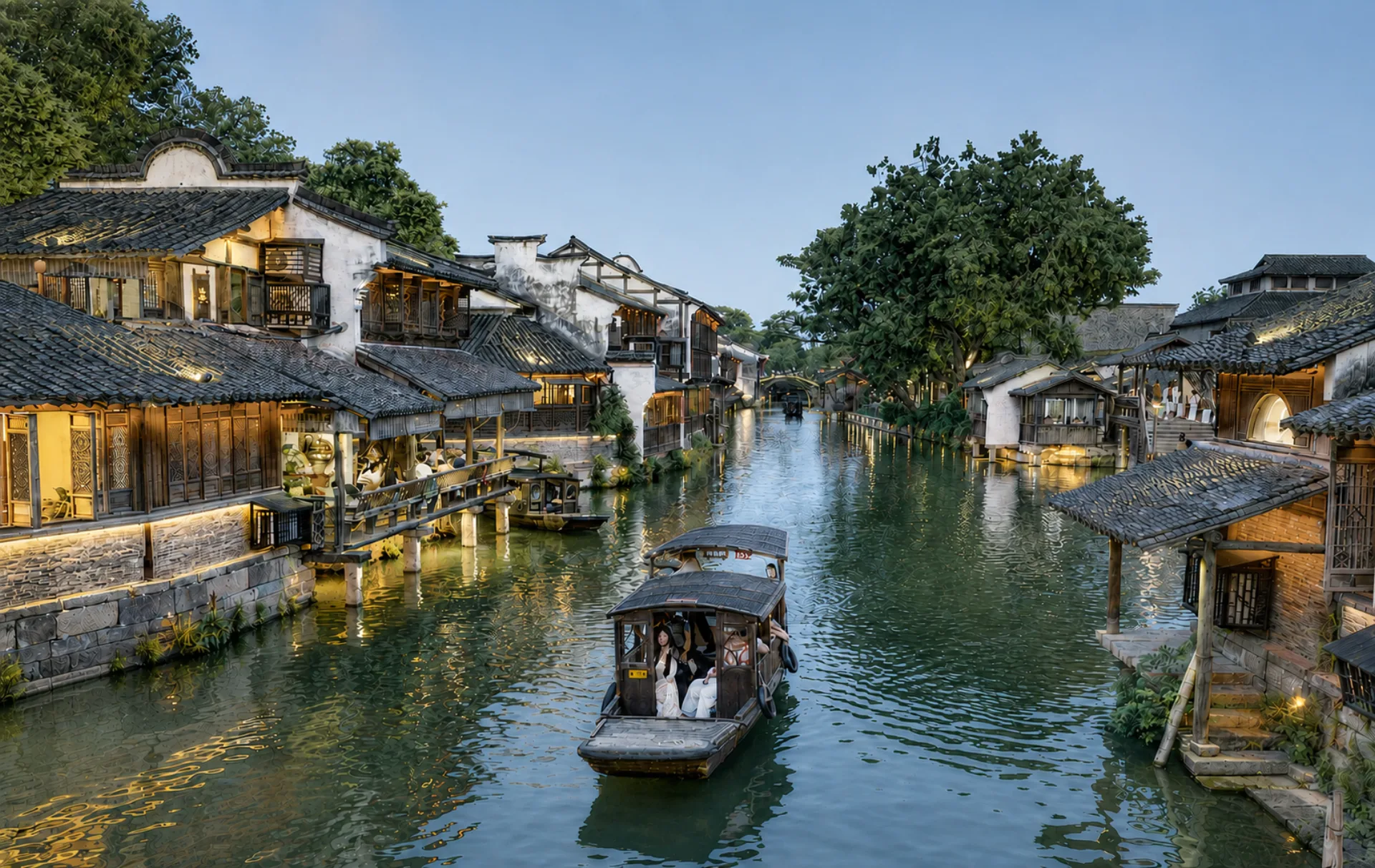 1‑Day Jiangnan Water Town Day Trip Wuzhen & Nanxun