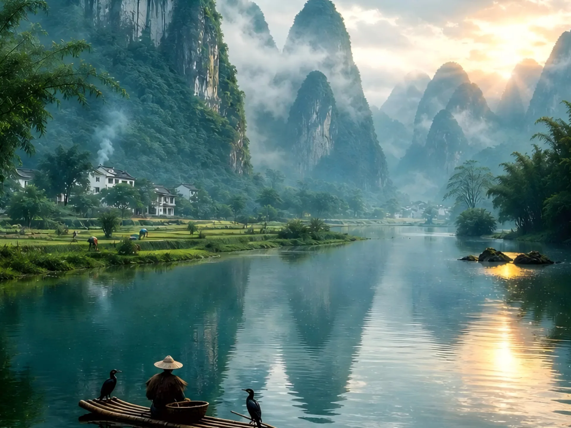 Li River Cruise, Xingping Ancient Town & Ten-Mile Gallery Cycling - Photo 2