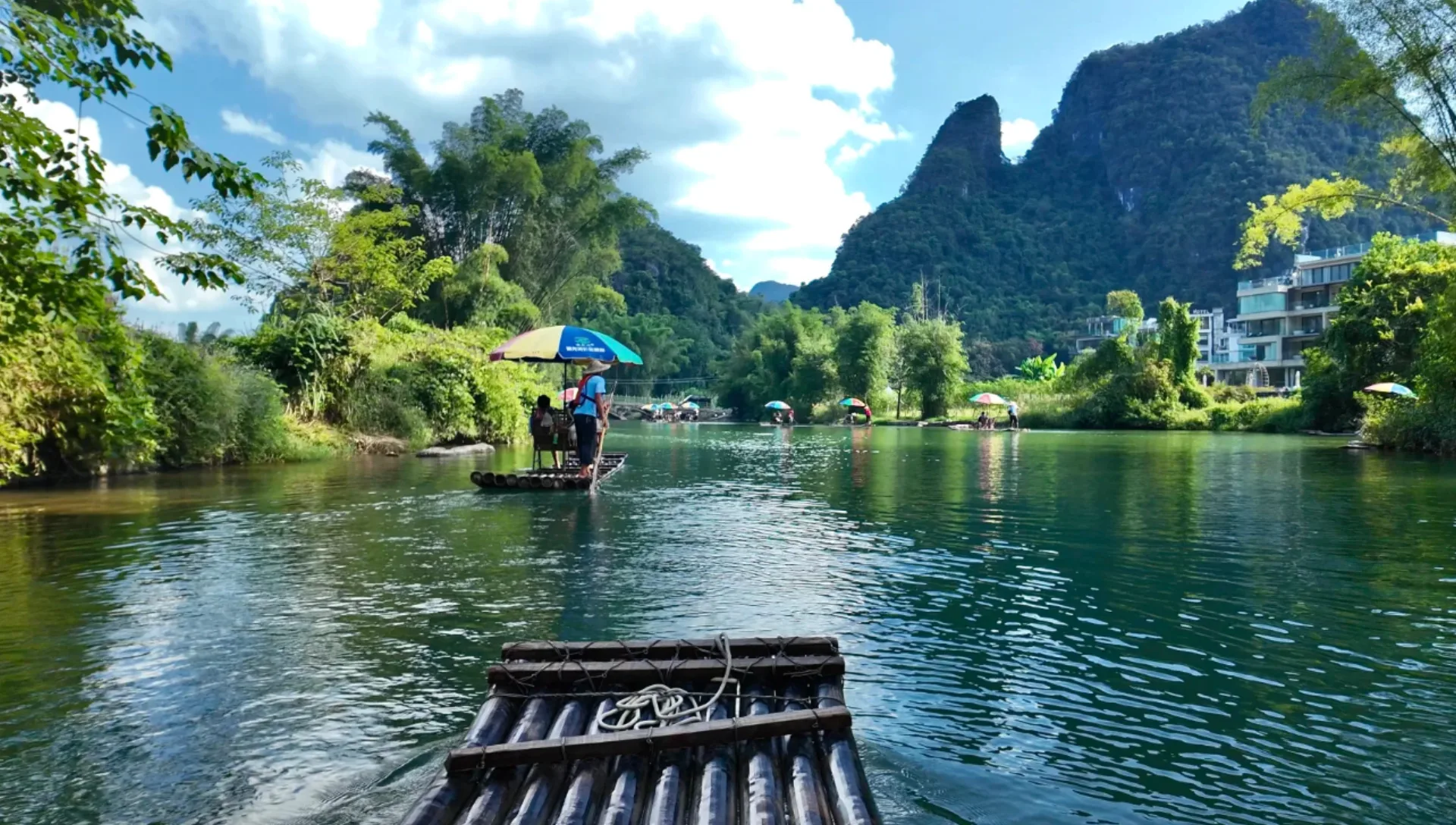 Bamboo Rafting on Yulong River & Silver Rock Cave - Photo 3