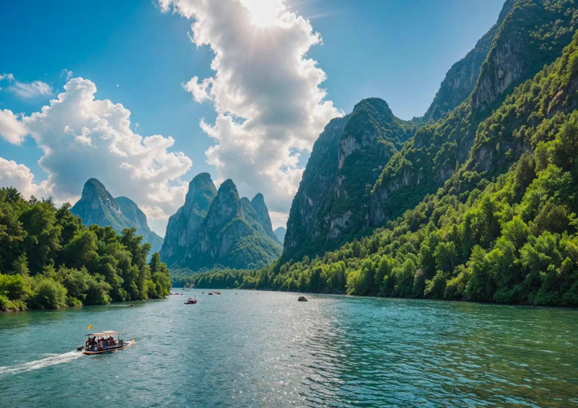 Bamboo Rafting on Yulong River & Silver Rock Cave - Photo 4