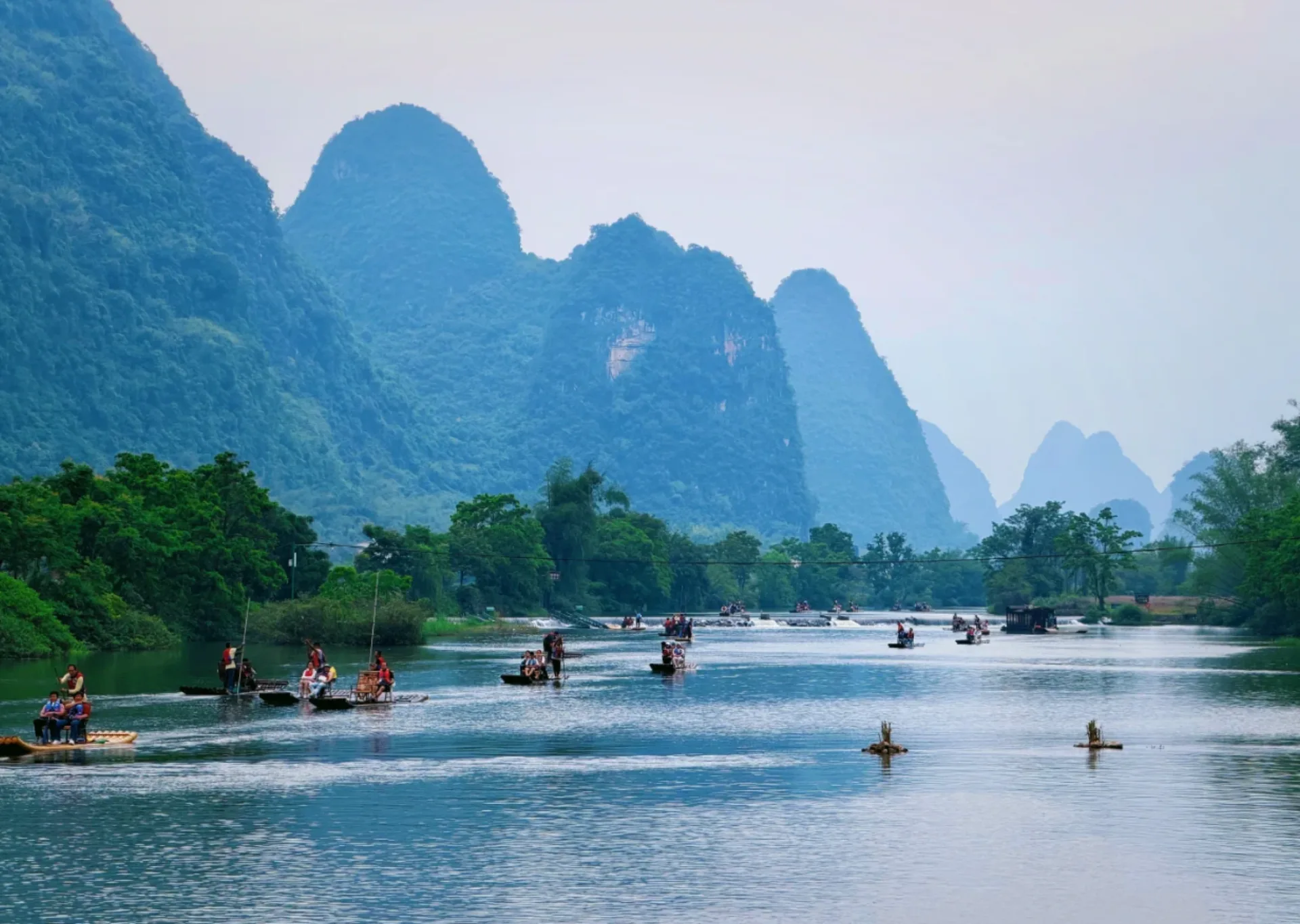 4‑Day Guilin & Yangshuo Karsts, Rafting, and a Live Show