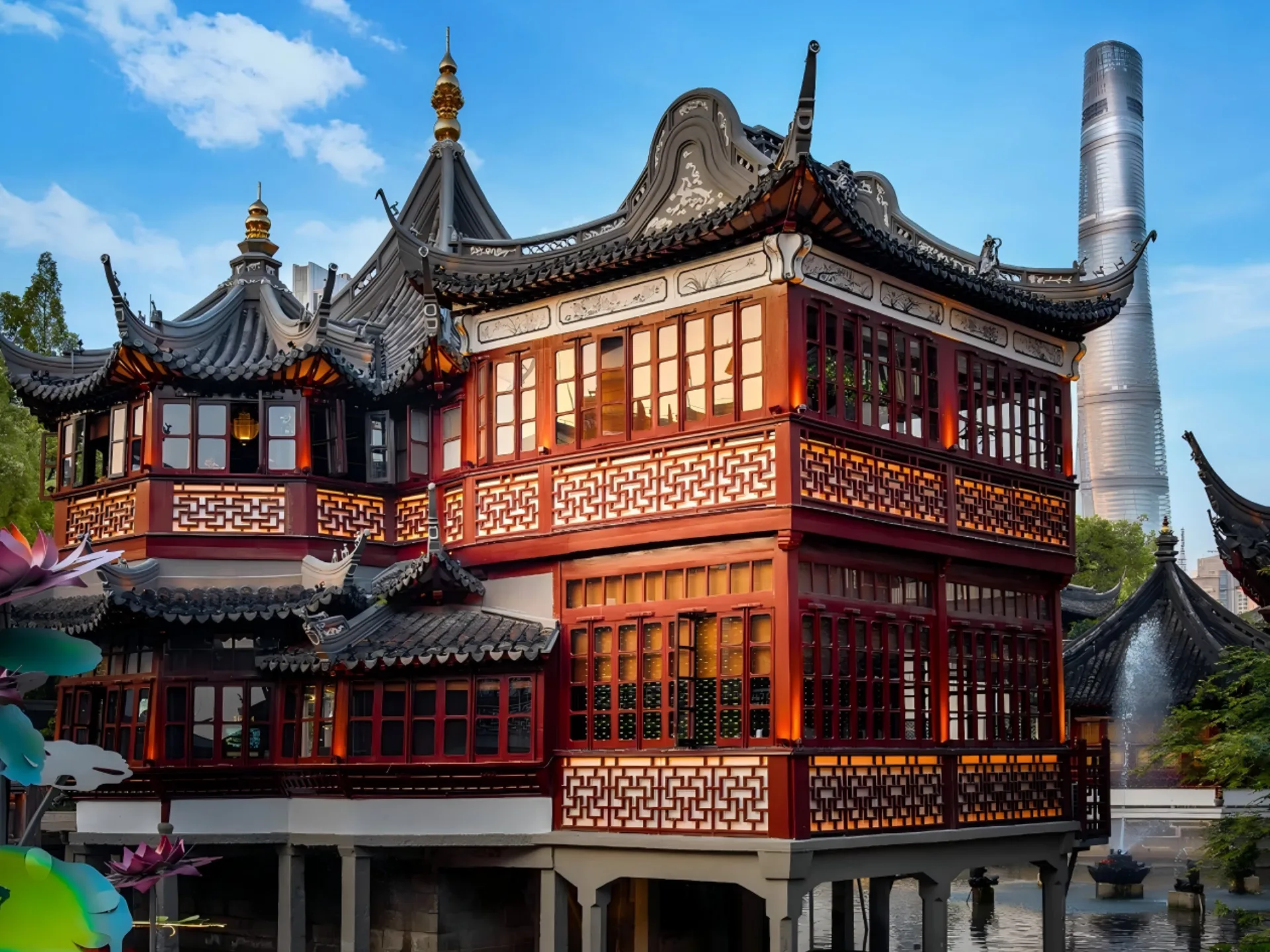 Arrival, Yu Garden, City God Temple, Nanjing Road & Bund Night - Photo 2